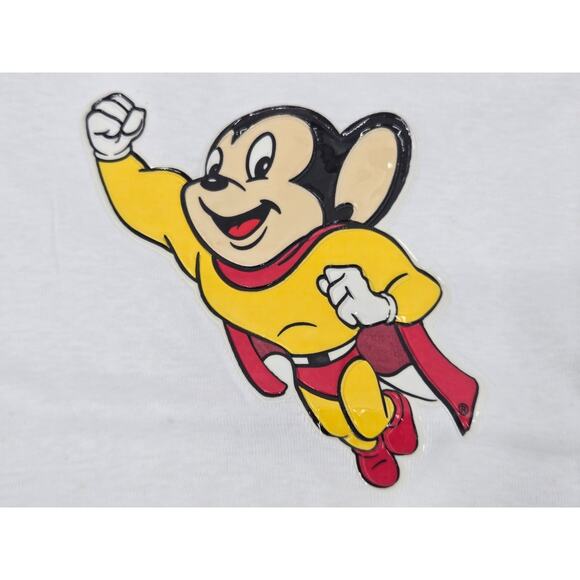 VTG Gaziani Mighty Mouse Women's Baby Tee Size: Small - Picture 8 of 15